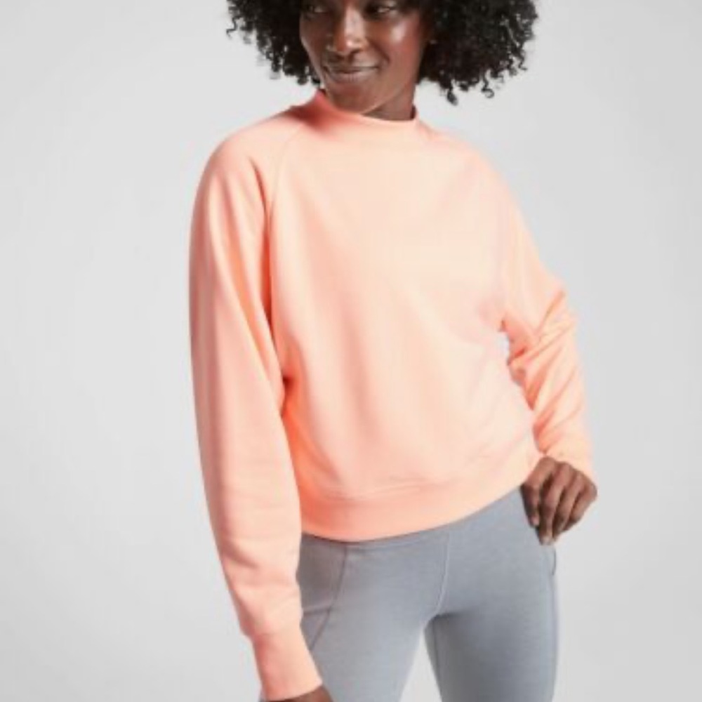 ATHLETA BOUNCE BACK CROP SWEATER